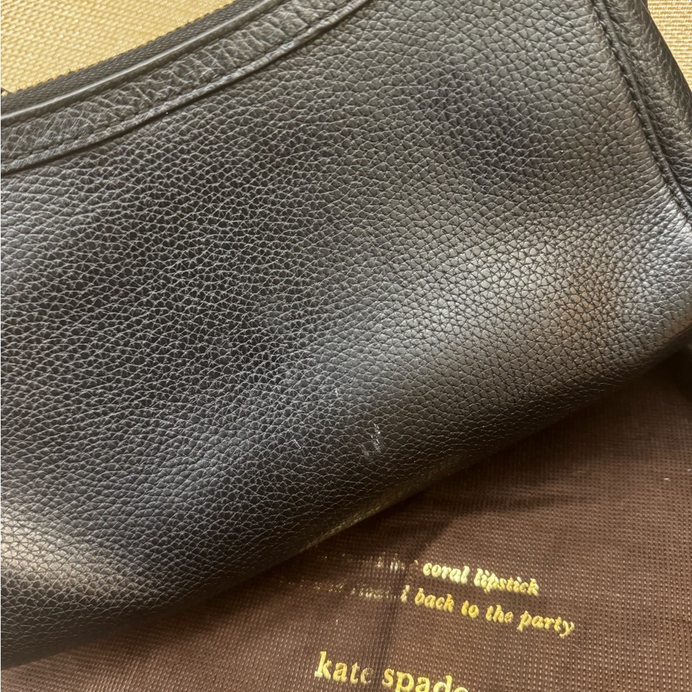 Kate Spade Black Berkshire Road Gabriella Leather Crossbody Bag w Dustbag - Picture 3 of 16